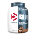 Dymatize ISO100 Whey Protein Powder Isolate, Fudge Brownie, 25g de Protein, 5 libras, 5.5g BCAAs, Menos Than 120 Cal., Gluten Free, 1g Fat, 1g Sugar, 2g Carb (70 Servings)