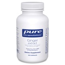 Pure Encapsulations Ginger Extract tención Suplemento para apoyar los Sistemas Digestivos, Musculosqueléticos y Cardiovasculares* tención 120 Capsules