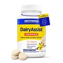 Enzymedica DairyAssist Chewable, 2-en-1 Enzymes Digestivos para la digestión de lácteos, lactosa y Casein, Fórmula de acción rápida para el gas y el alivio de la hinchazón, 60 Tabletas Chewable