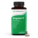 LifeSeasons - Regulari-T - Soporte de bolos - Suplemento de alivio del estreñimiento - Laxante natural - Mantener la regulación y eliminación del colon saludable - Suavización de la heces - Reducir el descomfort del gas - 60 cápsulas