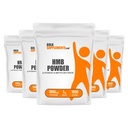 BulkSupplements.com HMB Powder - as Calcium HMB Supplement, Beta-Hydroxy Beta-Methylbutyrate - Unflavored &amp; Gluten Free, 1g per Serving, 1kg (Pack of 5) (11 lbs)