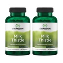 Swanson Milk Thistle (Standardized) - Herbal Liver Support Supplement w/ 80% Silymarin - Natural Formula Helping to Maintain General Health &amp; Wellbeing - (120 Capsules) (2 Pack)