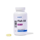 MAJOR Omega-3 Fish Oil - Fish Oil Suplemento 1000mg - 100 Softgels (1-Pack)