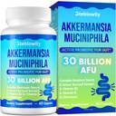 Akkermansia Probiótico, GLP-1, Probióticos de Estrecho en Vivo para Hombres Mujer, GLP 1 Suplemento para Salud Gut, Digestivo, Metabólico*, Immune, con Cromo, Hoja de té verde, 60 cápsulas