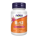AHORA Suplementos de alimentos, vitamina B-12 5.000 mcg, con ácido fólico, salud del sistema nervioso*, 60 préstamos