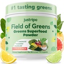 Campo de Greens Superfood Powder con Espirulina Orgánica, Clorella, Beet Root Powder - Bacillus Coagulans Probiotic, A Plant-Based Mix Supporting Gut Health, Immunity, Bloom into Health, 28 Scoops (1)
