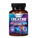 Construido por Nature Creatine Monohydrate Pills - Micronized Creatine Supplement for Men &amp; Women - Muscle Strength, Energy, Endurance, and Recovery - Gluten-Free, Vegan, Non-GMO - 60 cápsulas
