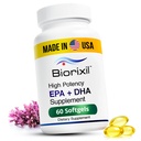 Vegan Omega 3 Suplemento High Potency EPA DHA Omega 3 Suplemento de Algae Oil Easy to Swallow Small Soft Gel Capsules.