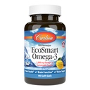 Carlson - EcoSmart Omega-3, Fuente Sostenible, promueve el corazón, cerebro, visión " salud conjunta, limón, 90 geles blandos