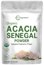 Micro Ingredientes Acacia Orgánica Senegal Fiber Powder, 2 lb peru Instant Soluble Fiber ← Prebiótico basado en plantas para Gut &amp; Digestive Health ← Non-GMO, Libre de gluten, Vegan