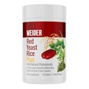 Weider Red Yeast Rice Plus 1200mg, con 850mg de Phytosterols naturales, Gluten Free, One Month Supply