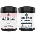 Desempeño de la Costa Izquierda Pura Brota de Bonificación y Multi Collagen Powder para la unión, el pelo, la piel y la bobina Apoyo