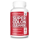 Health Plus Super Colon Cleanse 30 Day Supply of Gentle Gut Cleanse Detox, Psyllium Husk, Probiotics for Constipation Relief " Digestive Support, 120 Capsules