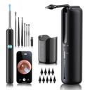 Ear Wax Removal - Electric Ear Irrigation Flushing System con 4 modos de presión, Ear Cleaner con Cámara, Otoscopio 1080P, Ear Cleaning Tool con 7 Pcs Ear Set, Safe and Effective Earwax Removal Kit