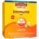 Nature Made Wellblends ImmuneMAX Fizzy Drink Mix, Vitamina C 1500mg, Zinc 15 mg, Vitamina D3 1000 UI (25 mcg), más vitaminas B y electrolitos Hydration Blend, 30 Stick Packs