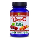 El CO del MOVIMIENTO DE FOOD. 100% vitamina C 60 cápsulas 125mg - Adultos Sistema Inmunitario Antioxidante Apoyo Dietético Suplemento dietético - Alimento completo Suplementos veganos de frutas orgánicas sin gluten