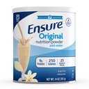 Asegurar el polvo de nutrición original con 9g de proteína por servicio, vainilla, 14 onzas