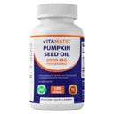 Vitamatic Pumpkin Seed Oil 2000mg Softgel Capsules por Serving - 180 Softgels - 1000 mg por softgel