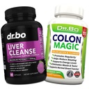 Suplemento de soporte de desintoxicación para el hígado y el colon - Píldoras limpiadoras naturales para el rubor intestinal " Alivio del estreñimiento diario - Leche Thistle Dandelion Caps " Ayuda Gallbladder Suplementos