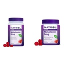 Natrol Melatonina 5mg Gummies 140ct &amp; 90ct Fresa Apoyo al sueño