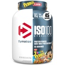 Dymatize x Fruity Pebbles ISO100 Whey Protein Powder Isolate, 25g de Protein, 5.5g BCAAs, 120 Cal., Gluten Free, 1g Fat, 1g Sugar, 2g Carb (45 Servings)
