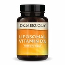 Dr. Mercola Liposomal Vitamina D3 - Ayuda Corazón, Hueso & Immune Salud - 10,000 UI Por Serving - No-GMO, Soy Gratis &amp; Gluten Gratis - 90 Capsules (90 Serviciones)