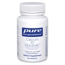 Pure Encapsulations Calcium-D-Glucarate ← Suplemento para apoyar la salud celular en el hígado, los pulmones, el pecho y el colon* Ø 60 Capsules