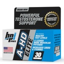 BPI Sports A-HD Elite – Booster de testosterona potente para la resistencia, fuerza, apoyo sexual – apoya el músculo, el libido y el metabolismo – Suplemento de testosterona natural – 30 ayudas – 500 mg