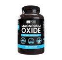 Ingredientes originales puros Oxido de magnesio sin magnesio ni artillería de arroz, siempre puro, laboratorio verificado (365 cápsulas)