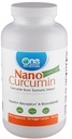 One Planet Nutrition Nano Curcumin 500 mg Veggie Capsules (120 Servings), Nano para la absorción alta, apoya la salud inmune, no GMO, Vegan, libre de gluten