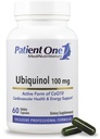Pacientes One Ubiquinol 100 mg tención Suplemento para apoyar el corazón y la salud vascular* ← Forma antioxidante activa de CoQ10 Silencio 60 cápsulas