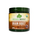 Orgánica del músculo Cerebro Nootropics Blend - Vegan &amp; Organic Superfood Health Supplements for Focus, Memory &amp; Productivity with Ashwagandha, Ginkgo & Ginseng - Chocolate Flavor, 20 Servings