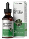 Horbäach Olive Leaf Extracto Líquido TENIDO 2 fl oz ANTE Super Strength ← Alcohol Gratis, Vegetariano, No GMO, Gluten Gratis