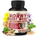 BMVINVOL Horny Goat Weed for Hombre and Women with Maca, Tribulus, Ginseng, Ashwagandha, Tongkat Ali - 120 Capsules for 4 Month Supply