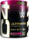 Cellucor C4 Ultimate x WWE Pre Workout Powder Pomegranate PileDriver - Sugar Free Preworkout Energy Supplement for Men &amp; Women - 300mg Caffeine + 3.2g Beta Alanine + Cretinas patentadas - 20 Serviciones