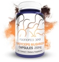 Nootropics Depot Cordyceps Mushroom Capsules  10:1 Whole Fruiting Body Extract ← 250mg Silencio 60 Cuenta ← Cordyceps militaris