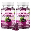 GGlucosamine Chondroitin Gummies Sugar Free, Extra Strength 1500mg Glucosamine with Chondroitin MSM & Turmeric, Joint Support Supplement for Men &amp; Women Joint Health (120 Count (Pack of 2))