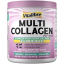 Multi Collagen Peptides Powder Tipo I II III V X, Proteína de Collagen Hidrolyzed para Mujeres y Hombres, Esquí, Pelo, uñas, Desarrollado, No GMO, Keto & GF, Azúcar Cero, 45 Servimientos, 16oz