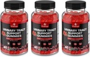 Potent Cranberry Gummies 1500mg con D Mannose - Urinary Tract Health for Women ' Hombre, Urinary Flush &amp; Bladder Fast-Acting Support Suplementos con Hibiscus Powder, 180 Condes