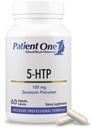 Paciente Uno 5-HTP 100 mg Silencioso Suplemento para apoyar la gestión de estrés, orina y sueño* tóxico 60 cápsulas