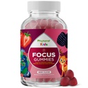 Gummies de enfoque para niños veganos Phytoral - Potent Chewable Brain Support for Children - Mejora la concentración & memoria - Suplementos de calma " Gummies de enfoque para niños - No Gluten-Free - 60 Condes