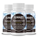 Suplementos de ácido hialurónico, 850 mg Acido dietético hialurónico alto biodisponible - Soporte conjunto avanzado con colágeno hidrolizado, Turmérico, Glu-cosamina, MSM, vitamina C – 30 Tabletas(Pack of 3)