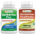 Best Naturals Berberine Plus 1000mg " Chromium Picolinate 1000mcg
