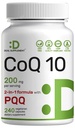 DEAL SUPPLEMENT CoQ10 200mg con PQ 200mcg, 240 Veggie Capsules ← Coenzyme Bioavailable Q10 Complejo tención soporta Heart, Energy &amp; Brain Health  durable Antioxidant Support ← Non-GMO