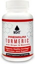Turmeric Premium, Glucosamine, Ginger, Condroitin Sulfate, Boswellia Extract, MSM, Bioperine, Quercetin & L-Meth - 60 cápsulas