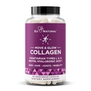 Mueva " Láminas de colágeno para hombres de mujeres - Multi-Colágeno vegetariano (Tipo I-V-X) con 9 Superalimentos basados en plantas para la salud de la piel " Soporte conjunto – Biotina, vitamina C, vitamina E, 60 cápsulas vegetarianas