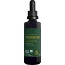 Global Healing Center - Ginseng - Extracto Hierba Prima Ecológico - Liquid Panax Supplement Drop Promotes Energy - Korean and Siberian Ginseng Supplement, Maca, Ashwagandha - Non-GMO - 2 Fl Oz