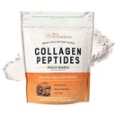 Peptides de colágeno en vivo pólvora - Peach Mango Flavored Collagen Powder - Pelo, piel, uñas, " Soporte conjunto - Tipo I " III Suplementos de colágeno para mujeres y hombres - 30 Serviciones - 13oz