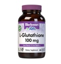 Bluebonnet L-Glutathione 100 mg cápsulas de vitamina, 60 cuenta, blanco