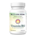 Dr. Clark Vitamina B12 Suplemento, 1 mg, 50 cápsulas de gelatina